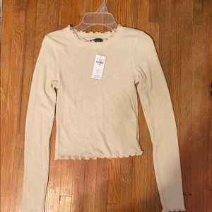 Abercrombie and Fitch long sleeved ribbed shirt